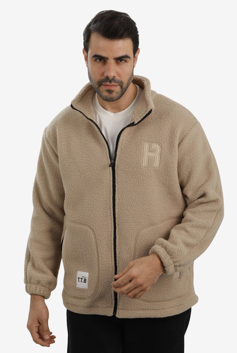 WHITE RABBIT Ribbed Cuffs & Hem Quilted Hooded Jacket - Image 1